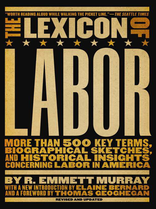 Title details for The Lexicon of Labor by R. Emmett Murray - Available